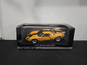 MIB THE BEANSTALK GROUP 1:18 FORD GT ORANGE w/ BLACK STRIPES DIECAST MODEL CAR - Picture 1 of 7
