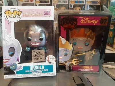 THE LITTLE MERMAID : URSULA * POP & PIN SET #568/#07 - Image 1 of 4