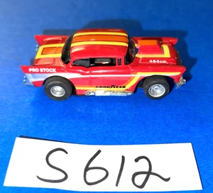 TYCO VINTAGE SLOT CAR RED 57 CHEVY PRO STOCK 440 CHASSIS - Picture 1 of 13