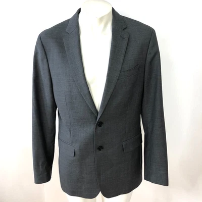 Banana Republic SLIM FIT Marzotto 40R Wool Blend Blazer Sport Coat Jacket Gray - Image 1 of 4