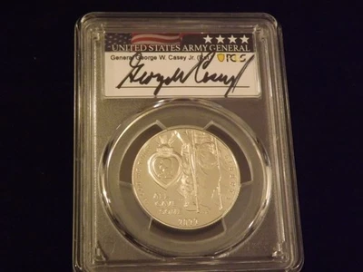 2022-S   National Purple Heart Hall Of Honor    First Strike      PCGS     PR 70 - Image 1 of 2