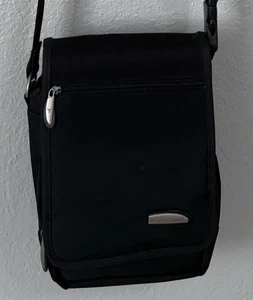 Travelon Roomy Women's Anti-Theft Tailored Crossbody Phone Pouch Bag Black - Picture 1 of 23