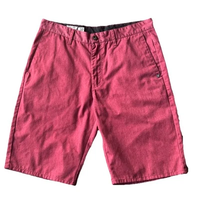 Volcom Men’s 32x11 Colorful Chino Shorts Casual Golf Skate Flat Front - Image 1 of 4