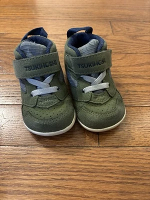  Zapatillas deportivas Tsukihoshi para niños pequeños B.racer 4,5 verdes Foto 1 de 4