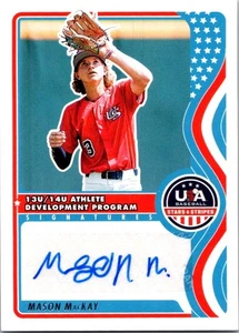 2025 Panini Stars & Stripes USA Baseball #NTS-MM Mason MacKay Signatures - Bild 1 von 2