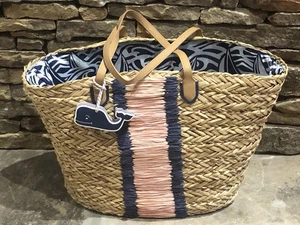 Vineyard Vines große Strohtasche Strandtasche - Bild 1 von 8