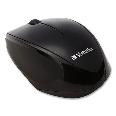 Verbatim 97992 Wireless Notebook Multi-Trac Blue LED Mouse - Black New - Image 1 of 4