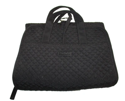 Vera Bradley Clásico Negro Colgante Organizador de Viaje Microfibra Foto 1 de 4