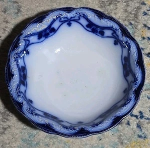 Antiguo Nuevo Muelle Cerámica Paris Flow Azul Sopa Cuenco Semi Porcelana Inglaterra 6.75" - Imagen 1 de 8