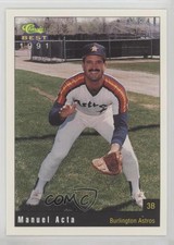 1991 Classic Best Burlington Astros Manny Acta #12