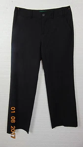 WOMENS RALPH LAUREN -WOOL Black-Dress-Pants-Petites-6P (32X30) - Picture 1 of 5