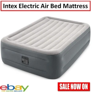 Intex Queen Air Mattress Electric Inflatable Blow Up Matress Spare Guest Bed AU - Picture 1 of 9