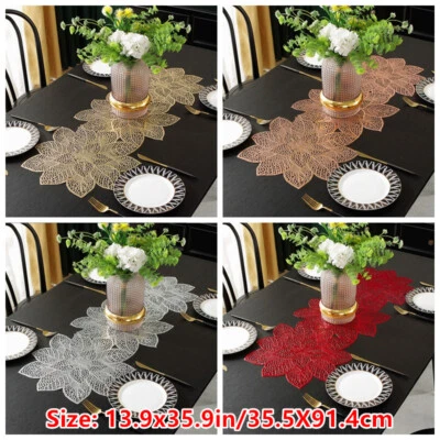 2X Tovaglietta Decorativa Impermeabile A Forma Di Fiore In PVC - Immagine 1 di 4