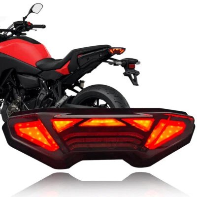 Luz trasera LED Tracer 7/9 con señales de giro para YAMAHA FZ09 MT09 FJ09 FZ10 MT10 Foto 1 de 4
