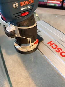 Bosch GKF 18V-25 Trim Router Plunge Base Guide Rail Adapter to Bosch Track - Picture 1 of 16