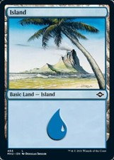 ETCHED FOIL Island (484) | MtG Magic Modern Horizons 2 MH2 | English | NM-M