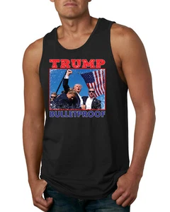 Trump kugelsicher Make America Great Again Mordversuch Herren Tank Top - Bild 1 von 7