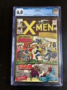 X-Men 9 CGC 6.0 Magneto WHITE pages Clean Beautiful 1st Lucifer-Avengers Stan Le