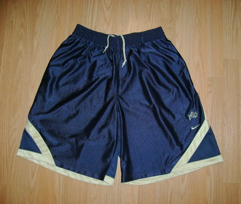 Vtg NIKE TEAM NAVY MIDSHIPMEN Authentic Size LARGE Basketball Shorts FAST SHIP! Cover