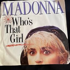 Madonna Who's That Girl & White Heat 1986 Sire 45 RPM Record