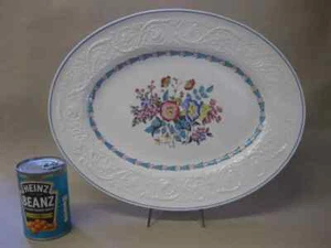 Vintage Wedgwood Patrician Meat Plate / Platter ~ Morning Glory Pattern ~ 41 cm - Picture 1 of 8