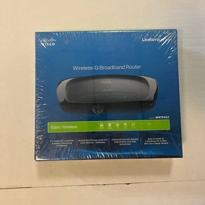 Cisco Linksys WRT54G2 54Mbps 4-Port 10/100 Wireless-G Broadband Router NOS Seald - Picture 1 of 9