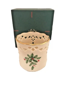 Lenox Holiday Dimension Pierced Votive - Picture 1 of 2