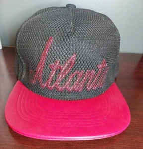 Seventy Seven Collectors Edition Atlanta Mütze Mesh Kunstleder Baseball Cap Rot  - Bild 1 von 6