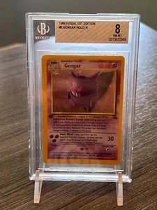 Gengar Holo 1999 Fossil BGS 8 - 1. Edition - Low Pop! (PSA/CGC) - Bild 1 von 1