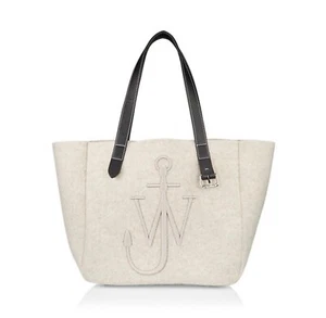 JW Anderson Belt Logo Off White Ivory Black Tote Handbag Bag - Picture 1 of 3