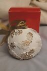 Lightscapes Ceramic Christmas Ornament. Changing Light Up. Matte Holly