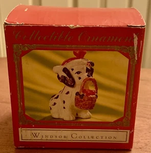 Vintage COLECCIÓN WINDSOR Perro Navidad Adorno Dálmata - Imagen 1 de 7