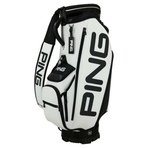 Ping Golf Cart Bag Tour Light Model 9.5in White Black 5-way Divider Pocket 3.7kg - Picture 1 of 6