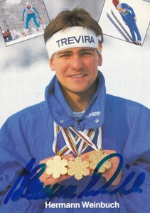 Hermann WEINBUCH - Alemania, Mundial de Oro 1985 norte. Combinación, ¡original! - Imagen 1 de 1