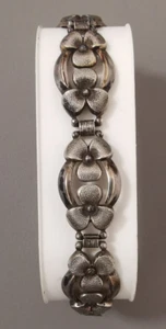 Altes Silber-Armband Bracelet 835er Silber DRGM ca. 18 cm lang Vintage - Picture 1 of 24