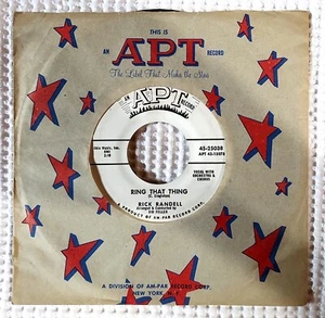 RICK RANDELL More Same Ring That Thing Orig '60 APR Promo Teen Rockabilly 45 VG+ - Picture 1 of 1