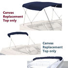 BIMINI TOP BOAT COVER CANVAS FABRIC NAVY W/BOOT FITS 3 BOW 72"L 54"H 67"-72"W