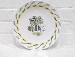 *EN ESPERA* Plato de cena de jardín Wedgwood Eric Ravilious 9,5" Diam England negro - Imagen 1 de 13
