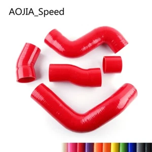 For 1999-2006 Audi TT 1.8T 225HP APX BAM BFV Silicone Radiator RED Hose Kit - Picture 1 of 9