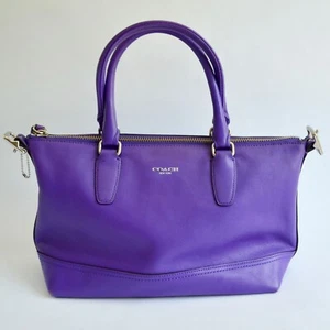 Coach 21132 Handtasche Molly lila ultraviolett Leder OHNE UMHÄNGEGURT - Bild 1 von 14