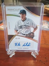 2015 Panini Immaculate Collegiate /99 Nick Ahmed #280 Rookie Auto RC