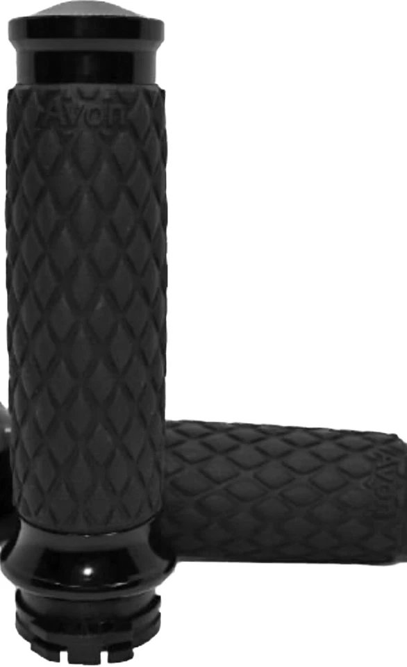 GENUINE AVON Diamond Contour Hand Grips For Harley Davidson Authorized US Dealer - Image 1 of 1