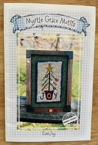 Ever Joy Punchneedle Pattern + Cloth Myrtle Grace Motifs Erin Raatjes - Picture 1 of 5