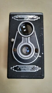 Ende 1940 Craftex Co. Hollywood Spiegelreflex TLR 620 Filmkamera mit 75 mm ZELFAR-OBJEKTIV - Bild 1 von 6