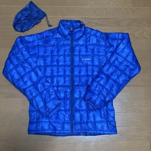 Montbell Plasma 1000 Down Jacket S Size Men's Lightweight w/ Stuff bag Mint #4 - Picture 1 of 16