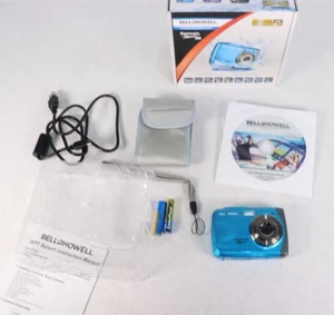 Bell & Howell Splash Camera with Case - WP7 Blue Open Box - Bild 1 von 5