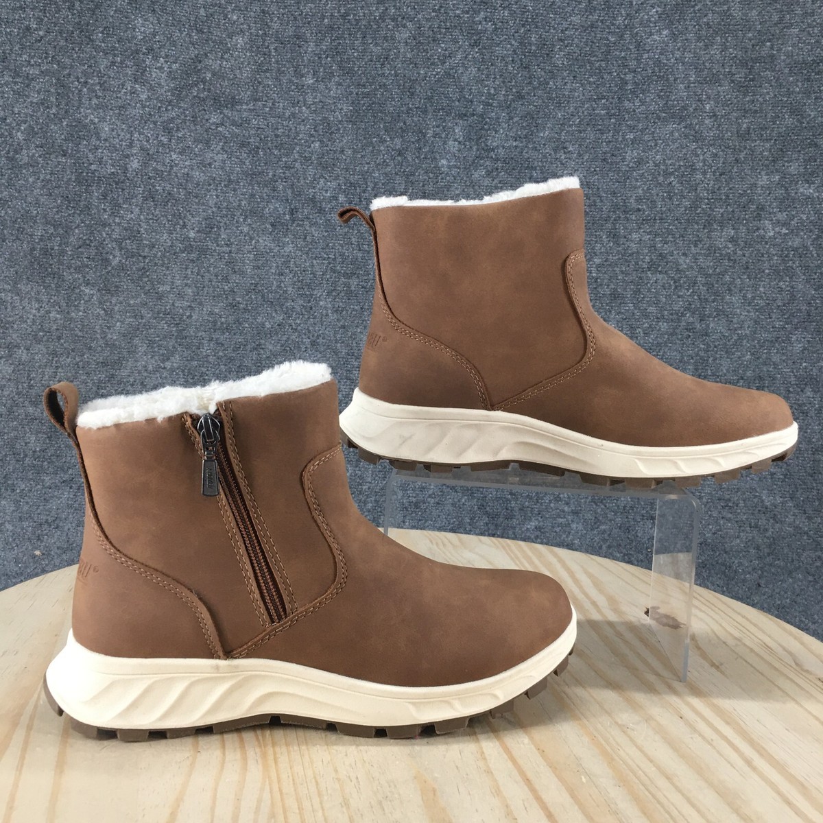 ショートブーツ・ブーティ MOON BOOT Woman Flat ankle boots Brown 80D1409400 M008 Moon Boot® Official Online Store