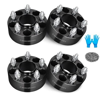 4pcs 2 inch 5 Lug Hubcentric Wheel Spacers 5x4.5 for 2009-2016 Kia Forte Koup, Foto 1 de 4