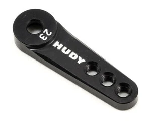 Hudy Machined Aluminum Single Arm Servo Horn (Black) (23T) [HUD293501] - Picture 1 of 2