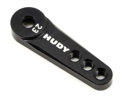 Hudy Machined Aluminum Single Arm Servo Horn (Black) (23T) [HUD293501] - Image 1 of 2